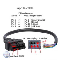 APRILIA ECU Tuning Tuneecu diagnóstico OBD Cable de interfaz para la motocicleta